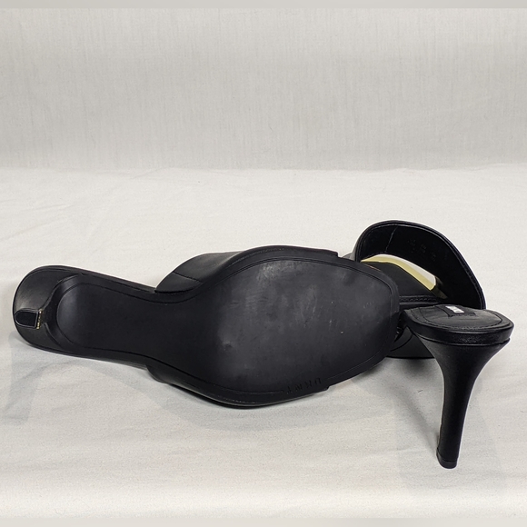 NEW DKNY Womens Bronx Open Toe Fashion Pump Heeled Sandal Black Sz 7.5 - Picture 3 of 12